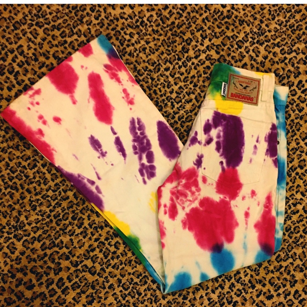 Tie-Dye Jeans ✌️ ☮️ 🌸